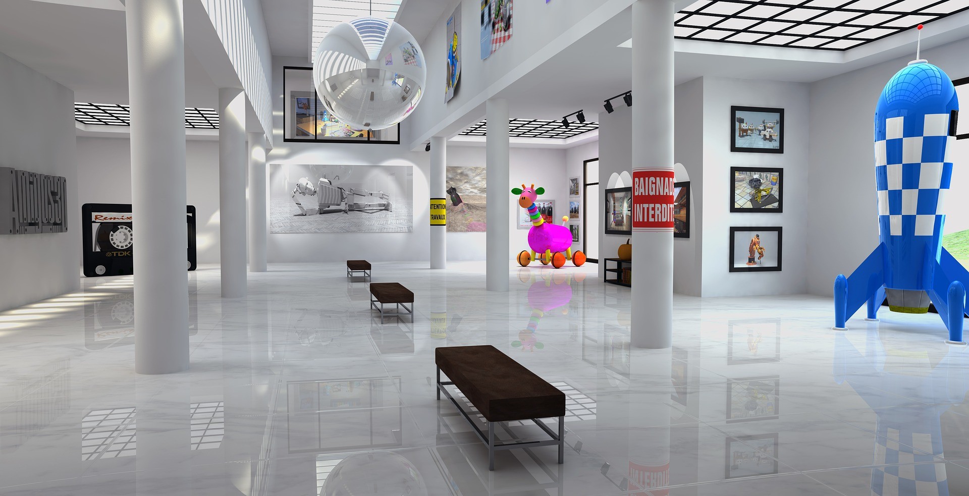 an exhibition at the museum